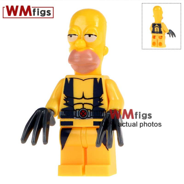 HeroBloks - Homer Wolverine